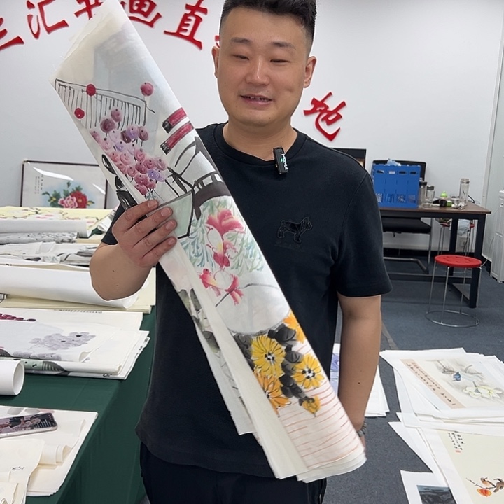 国画国画作品宣纸纯手绘