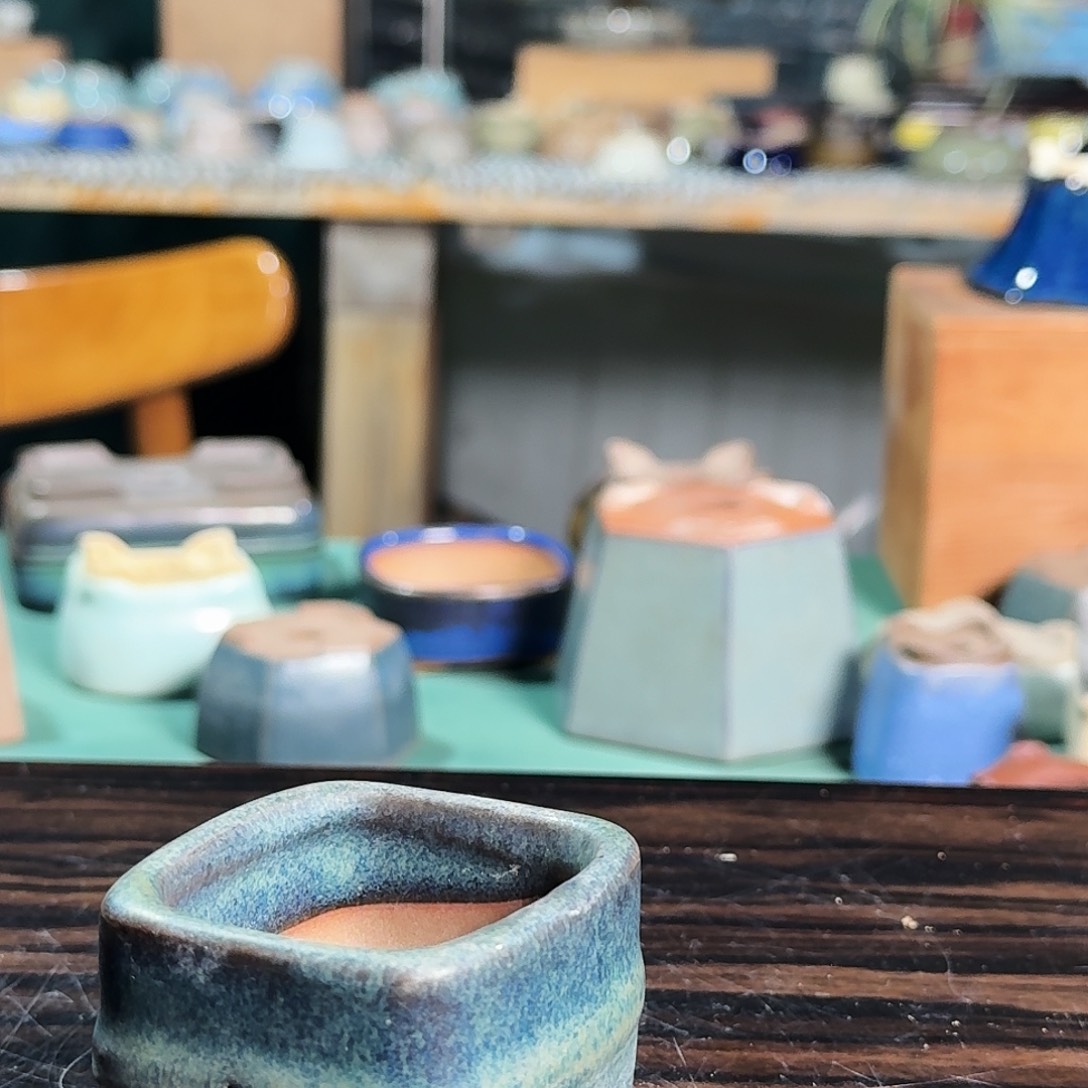 当***笑无花朵进口盆栽盆器