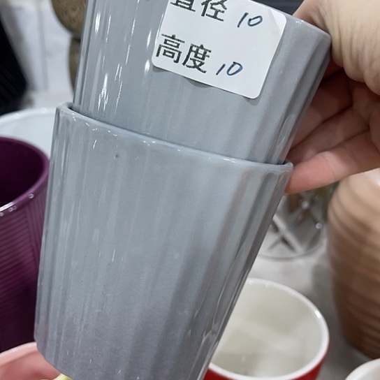 多肉绿植陶瓷花盆9.9包邮，有孔