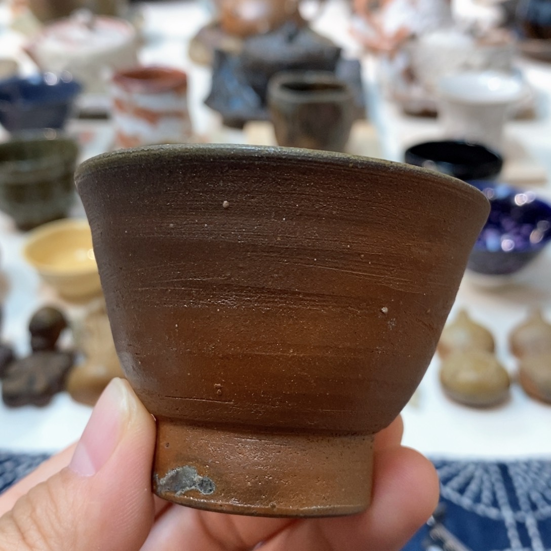 柴烧侘寂粗陶茶具