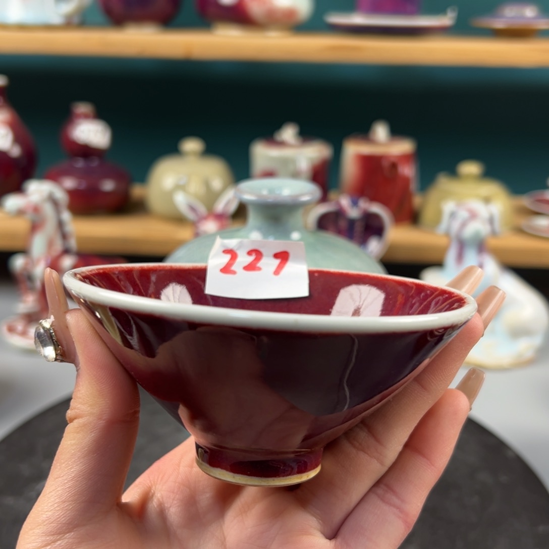 瓷片微瑕主人杯纯手工