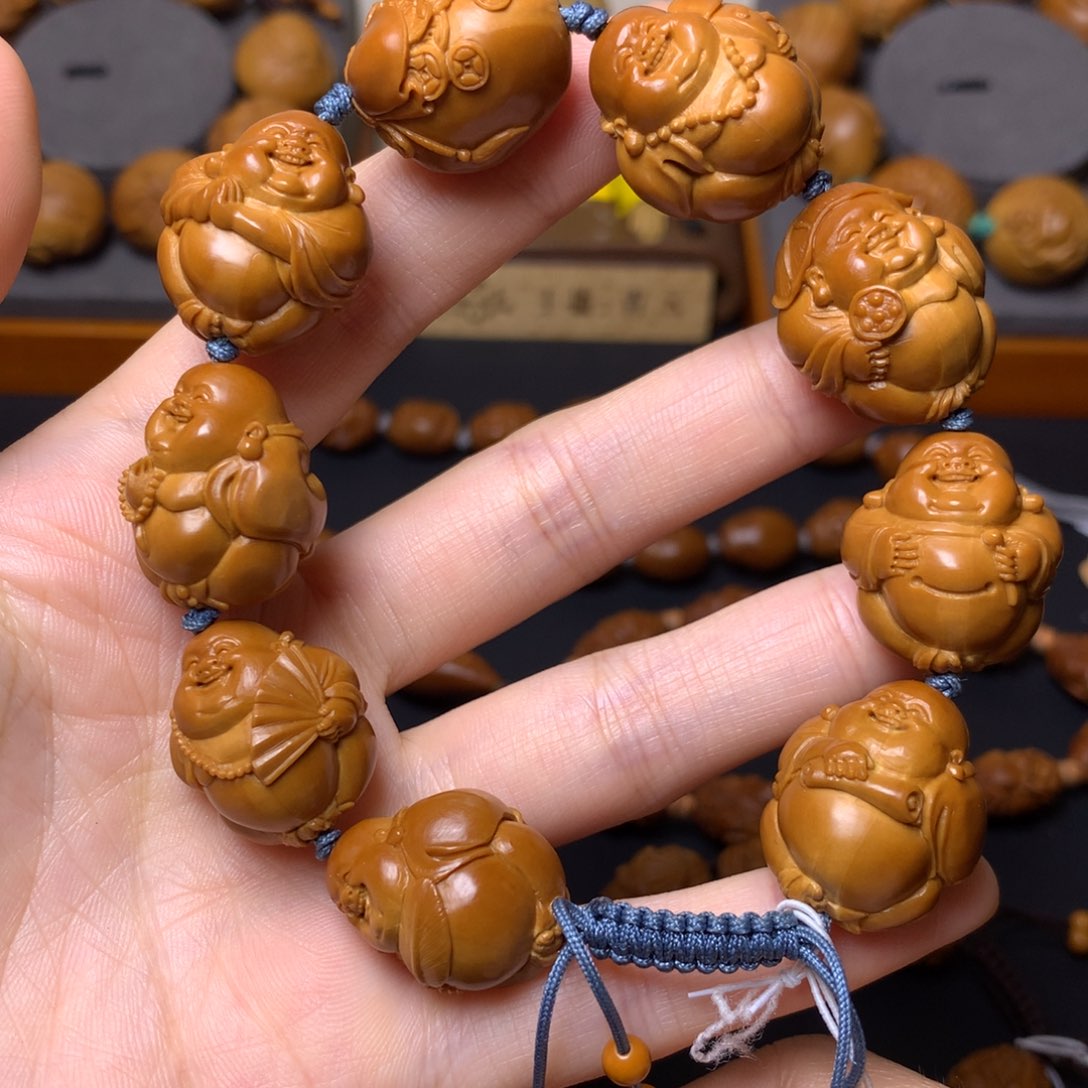 橄榄核手串/手链弥勒佛