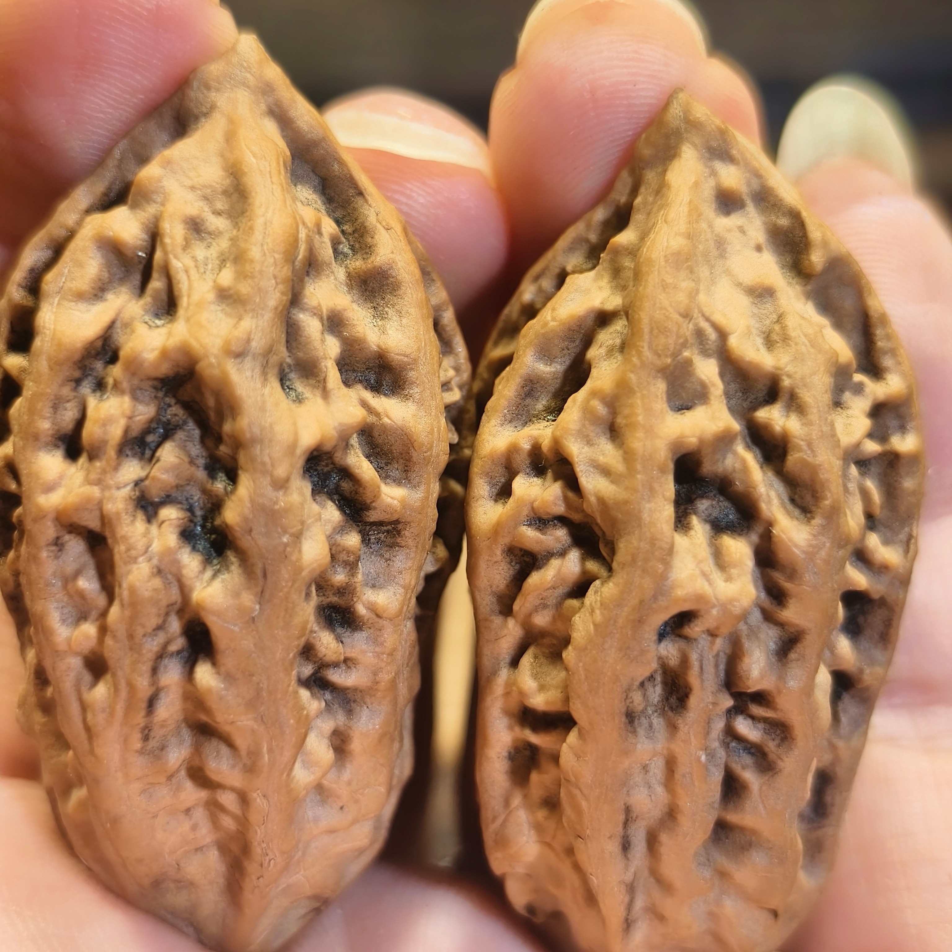 小号瓜条东北野生秋子核桃特色款式文玩核桃