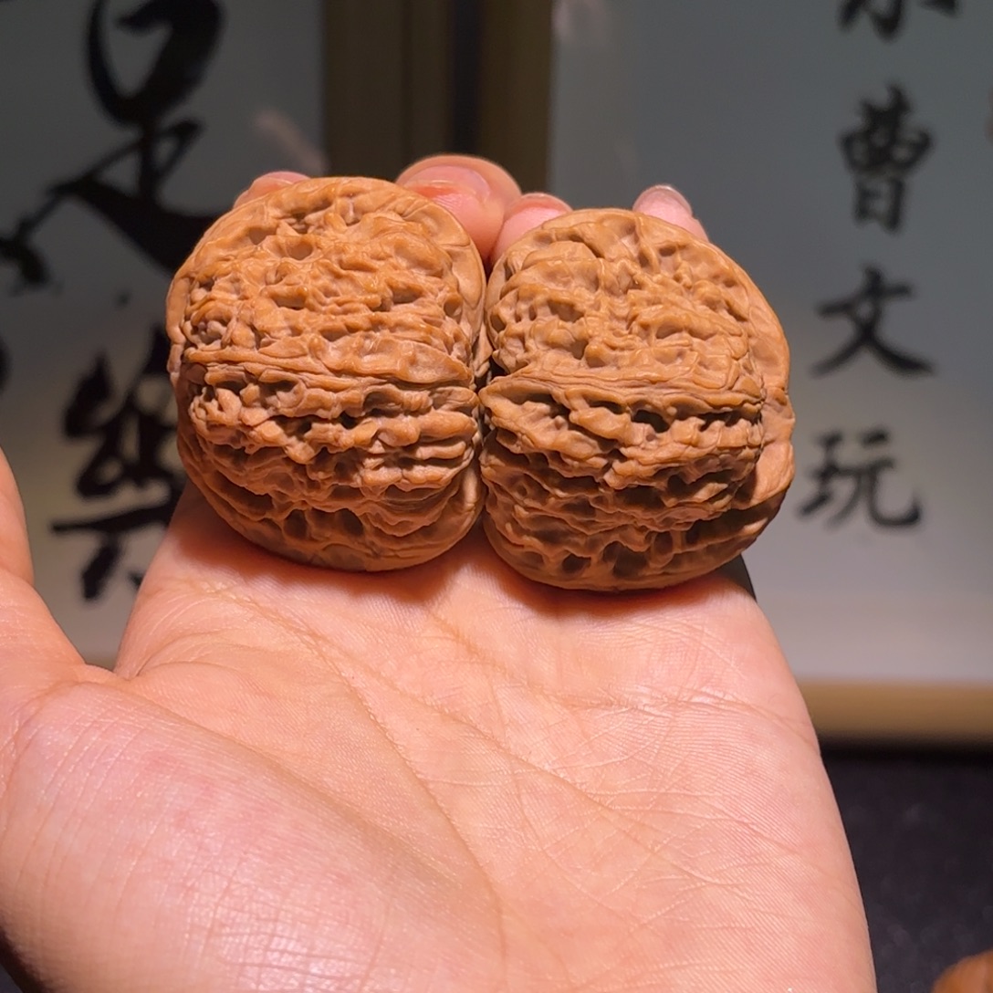 吊坠文玩核桃44尺团子疆