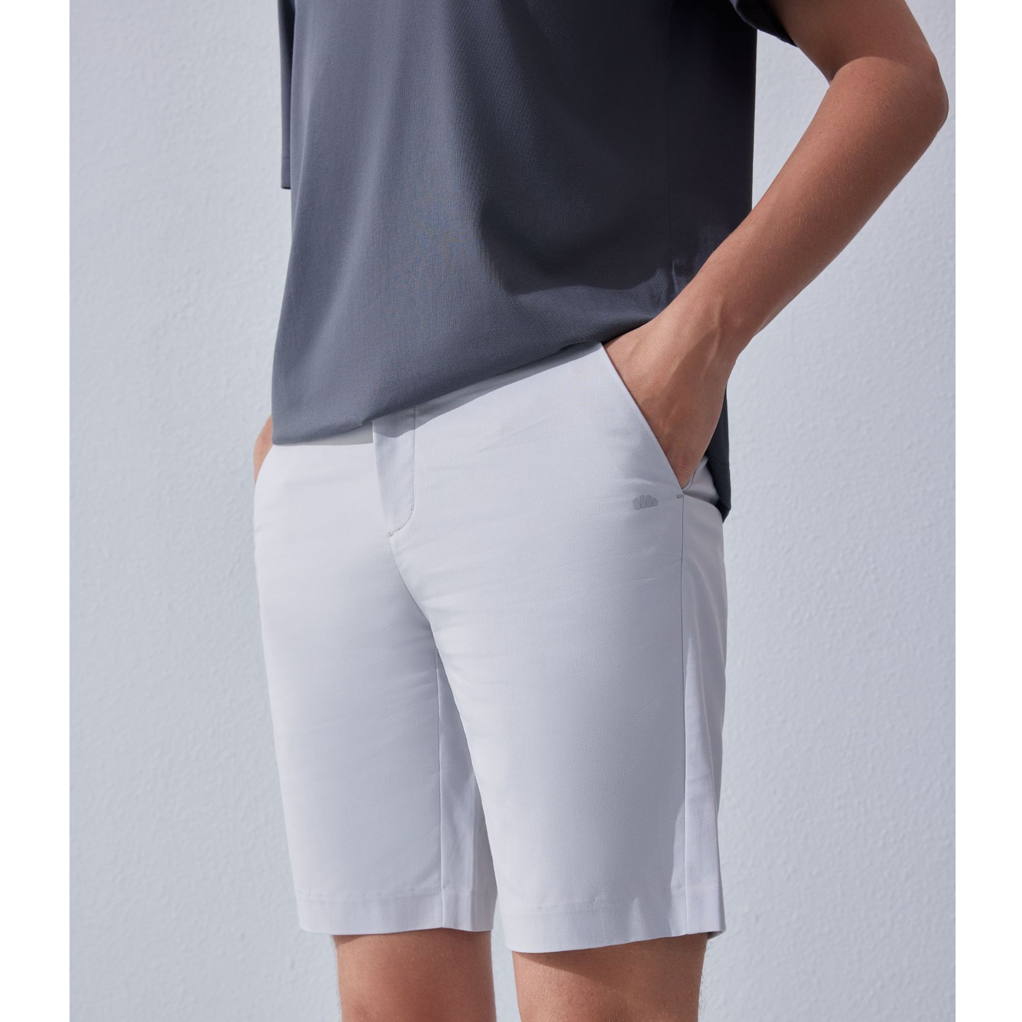 蕉下澄久系列男士短裤商务休闲裤男士短裤简约五分裤