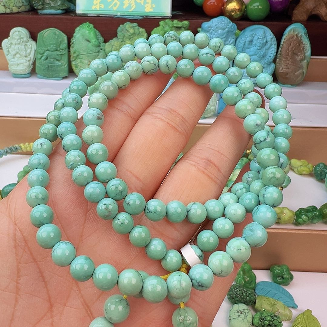 未镶嵌绿松石项链