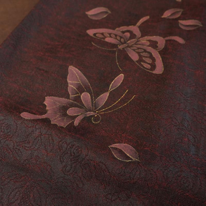 香云纱桑蚕丝面料手工刀口布料不支持7天无理由退换货