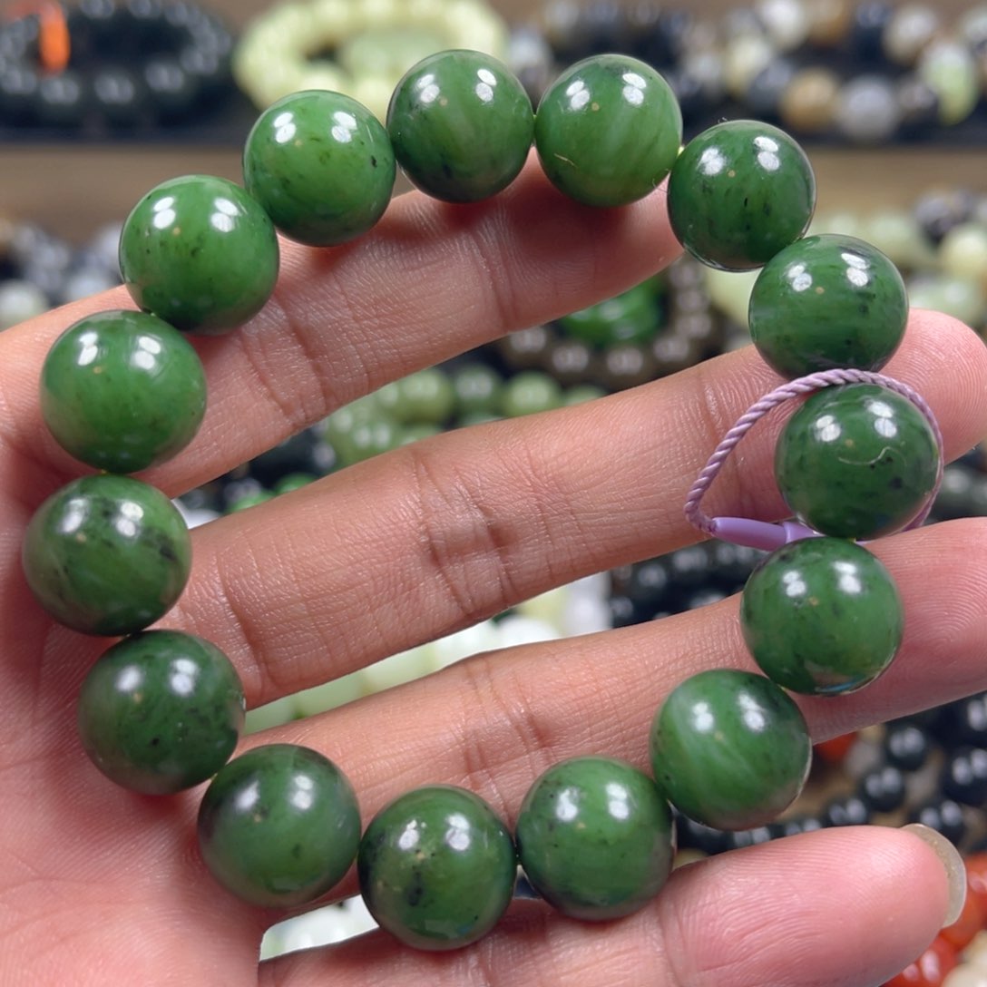 和田玉手串未镶嵌