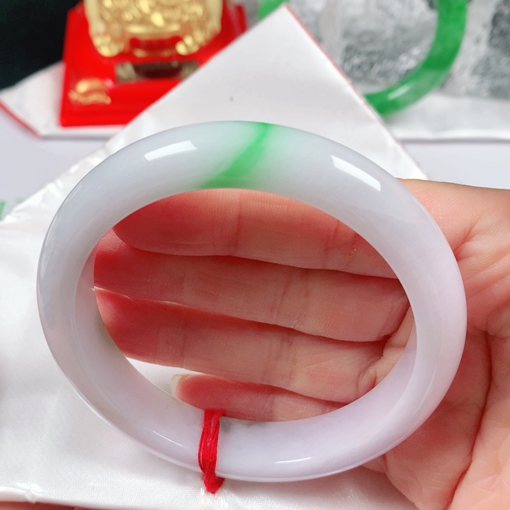 未镶嵌手镯翡翠  编号S31728 正圈58-59