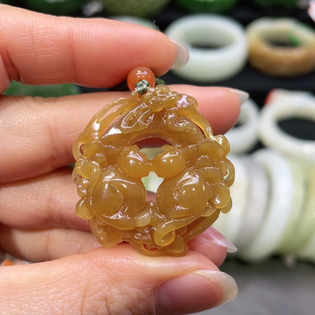 吊坠(不含链)未镶嵌和田玉