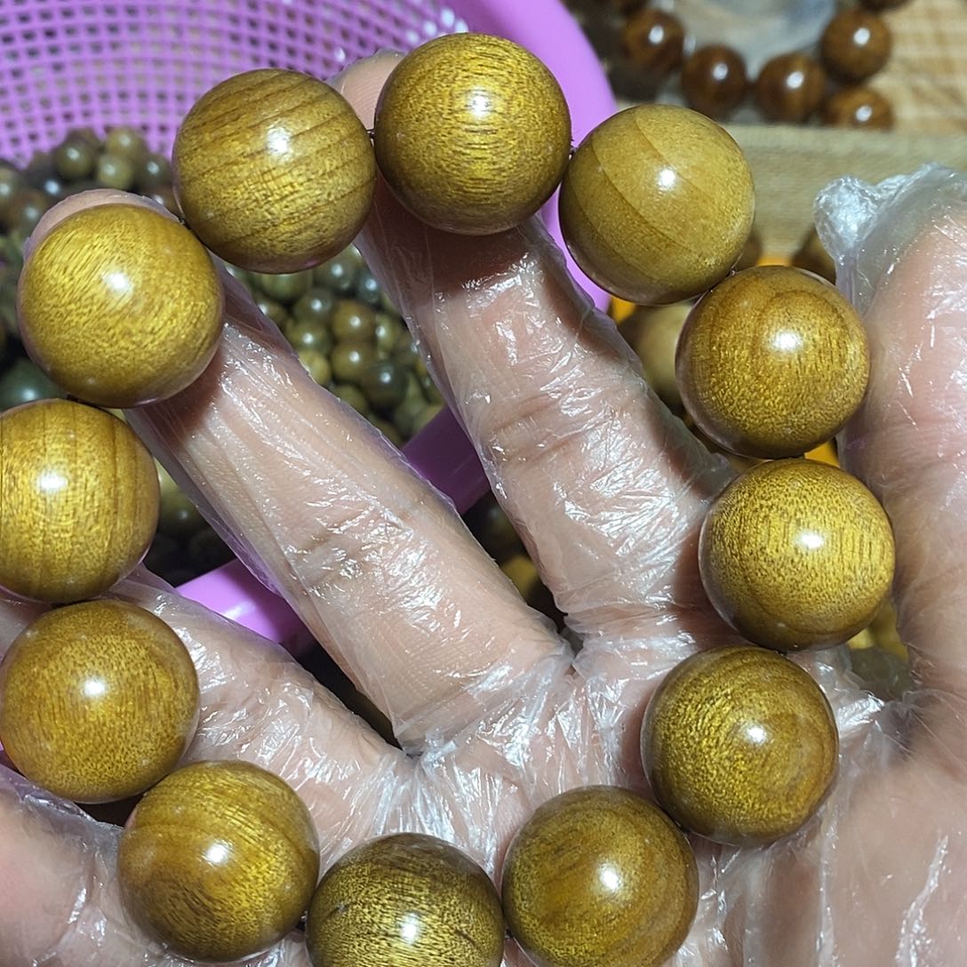 金丝楠L*小叶2.0手串枯木