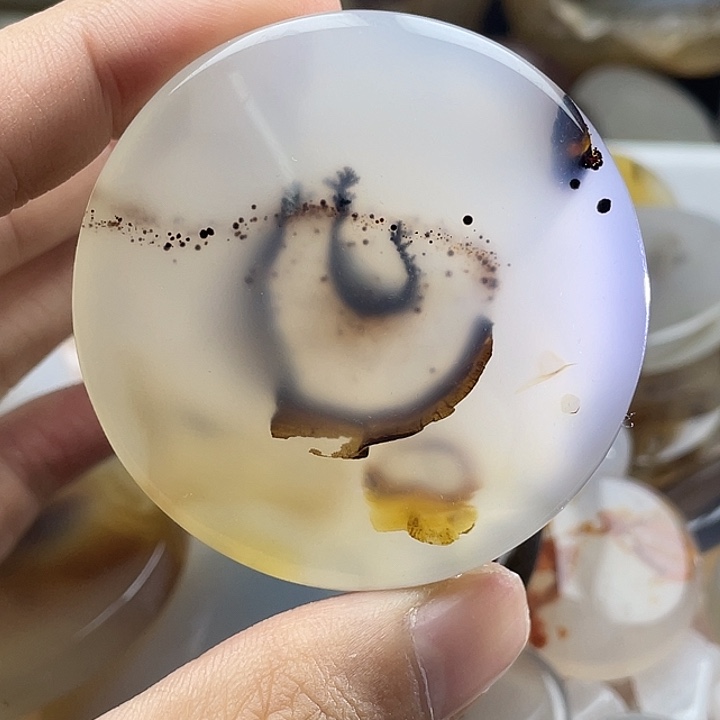 玛瑙/玉髓合金颈饰