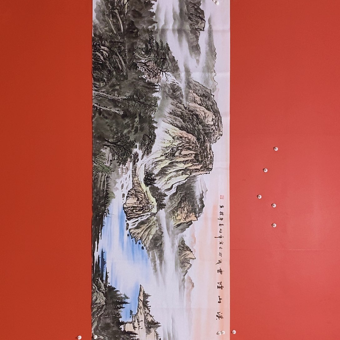 国画山水花鸟字画书画