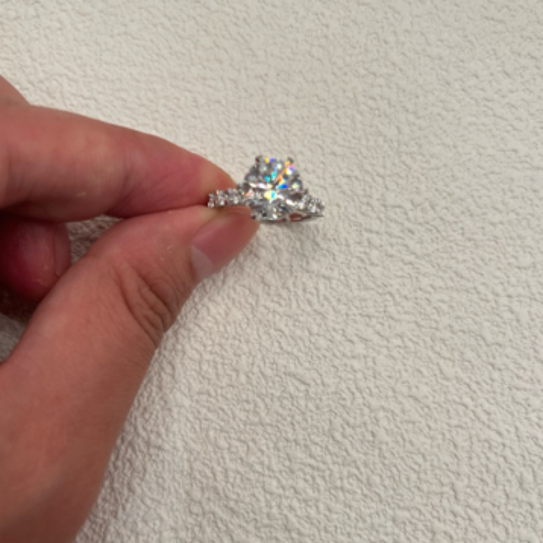 【合成/培育】18k金镶嵌培育钻石