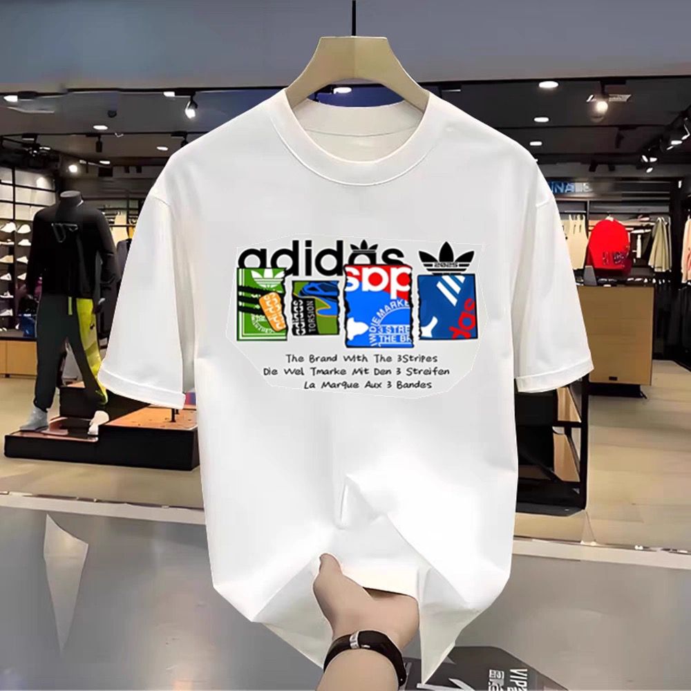 一折专区【奥莱正品】夏季情侣宽松休闲短袖男士纯棉潮流圆领T恤男