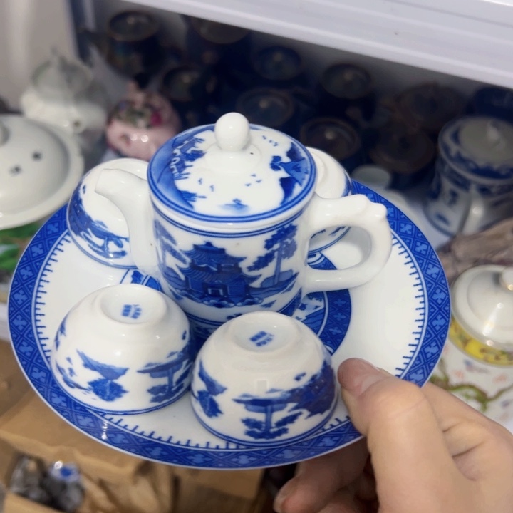 景德镇陶瓷高温瓷壶套装