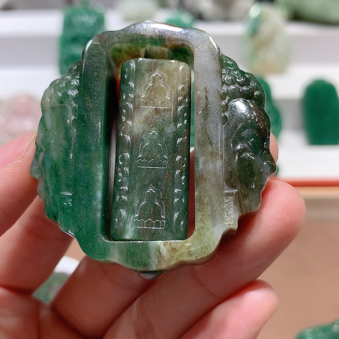 独山玉挂件未镶嵌