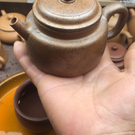 茶壶紫砂柴烧得中170豪升左右