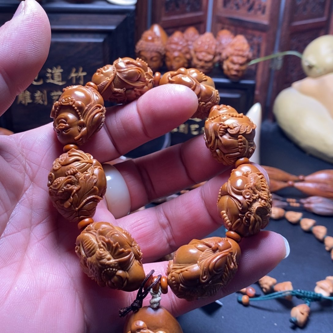 橄榄核手串/手链铁****哥橄榄核雕