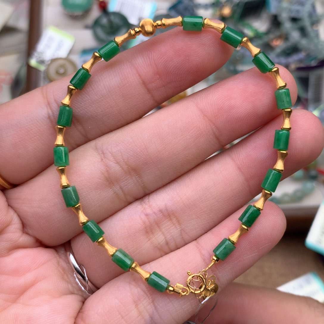 【闪购商品】18K金镶嵌挂件翡翠一