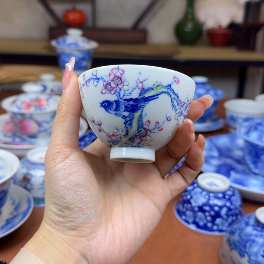 陶景德镇陶瓷手绘杯子