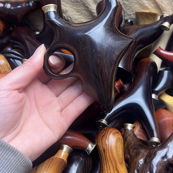 大果紫檀（缅甸花梨）块压黑左雀