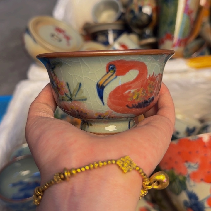 瓷片景德镇陶瓷手工手绘