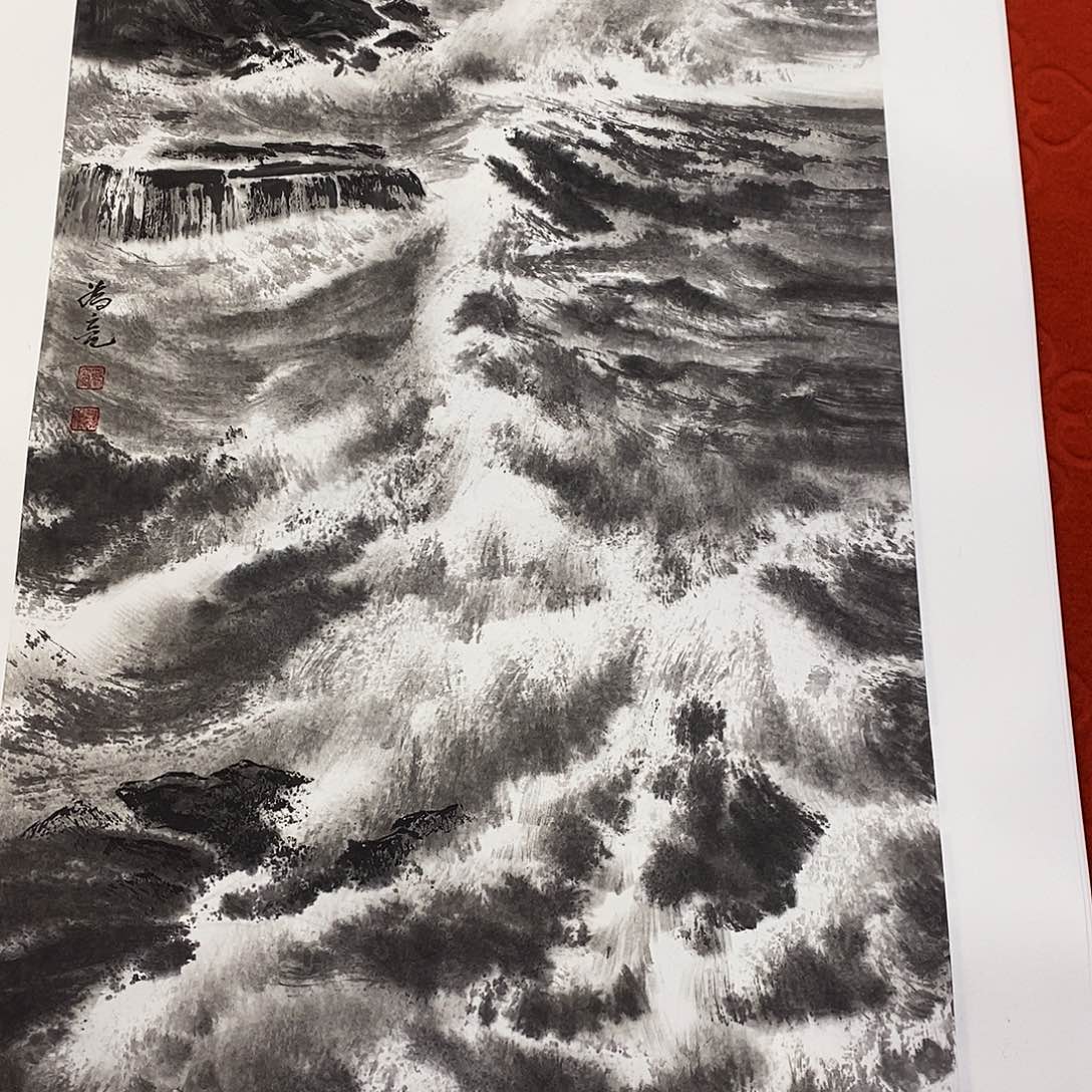 国画烽红血丝儿和一大把