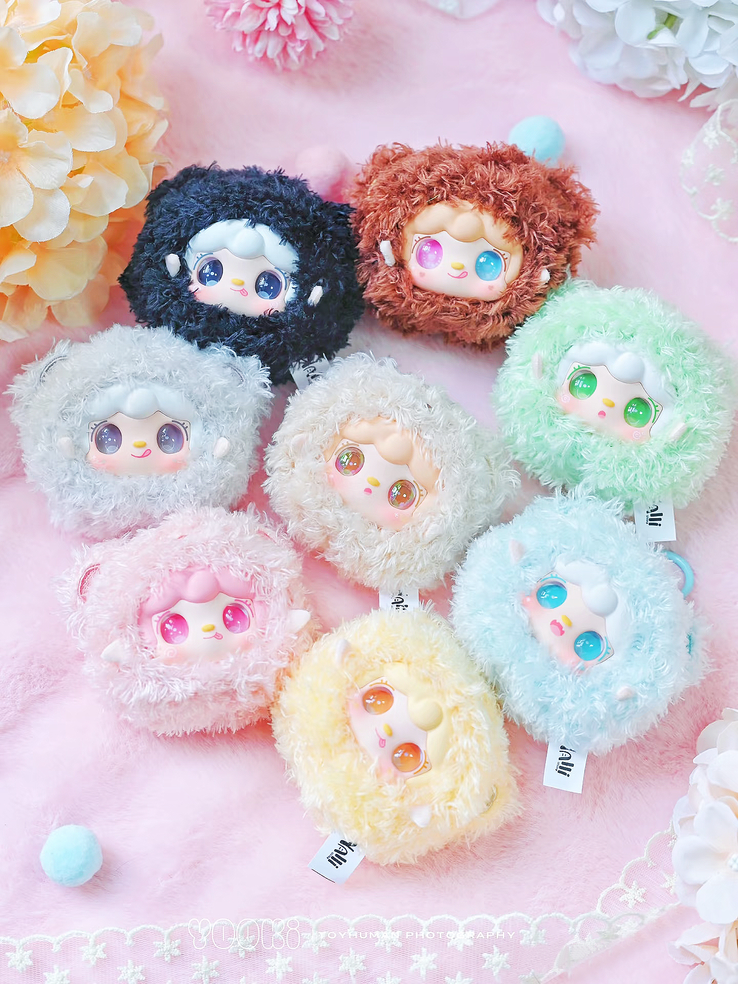 【整端带走流沙端】呀咧呀咧 x YooKi 氧氧毛绒盲盒-团一团小熊