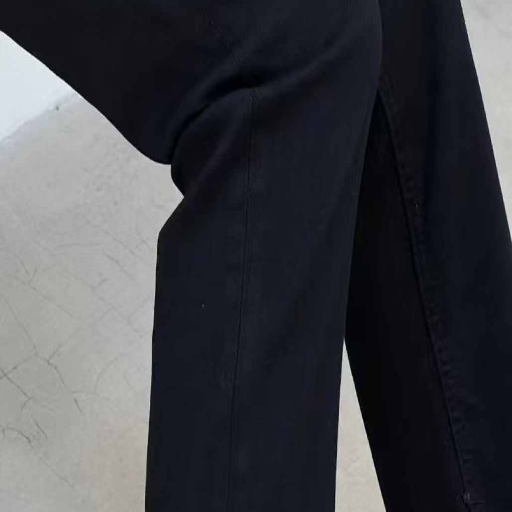 春季秋冬长裤微弹力男中腰牛仔裤显瘦夏季黑色加绒