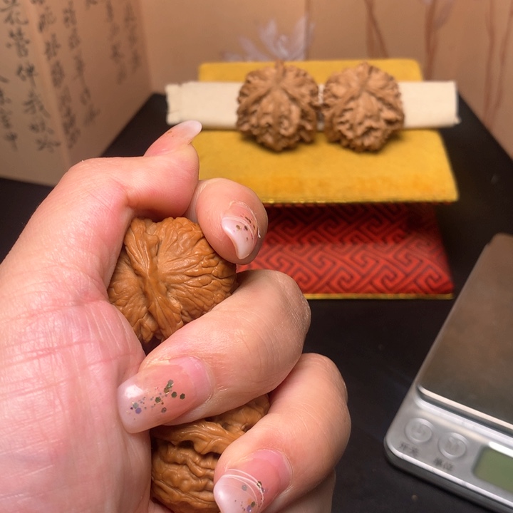 文玩核桃把件Z**?龙胆元宝