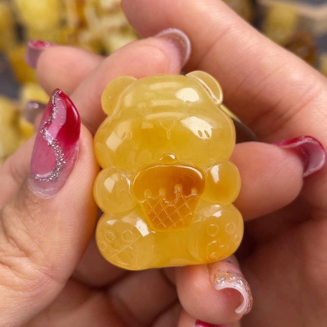 琥珀裸石未镶嵌蜜蜡