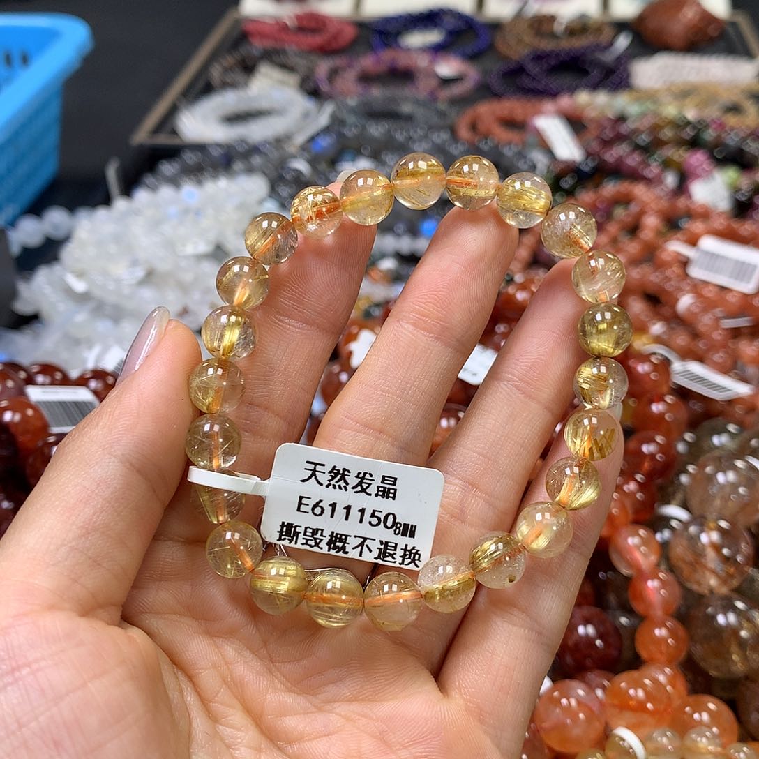 水晶手链未镶嵌，