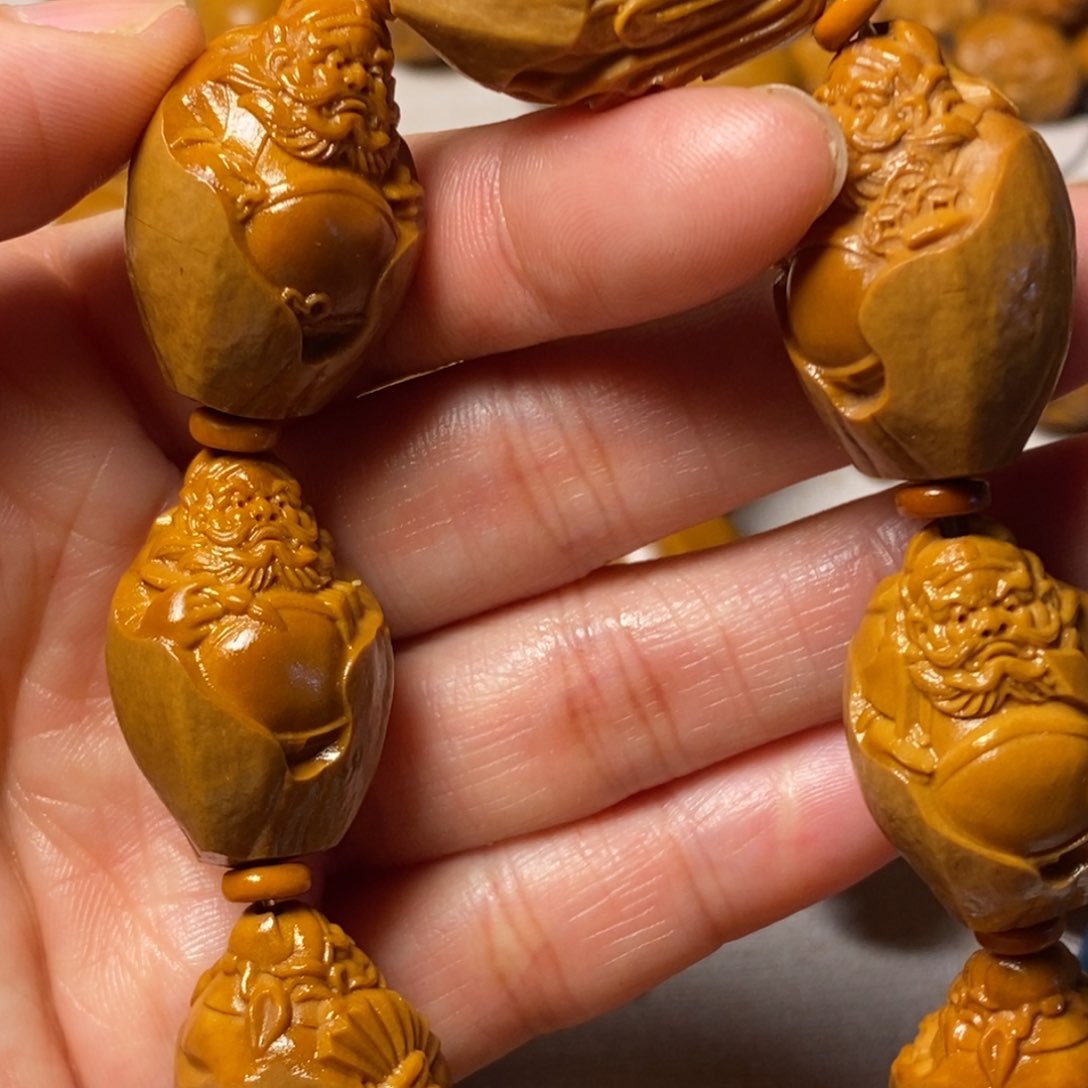 橄榄核手串/手链包衣钟馗