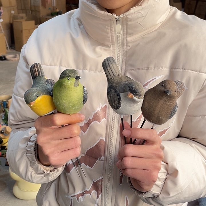 树脂样品样品样品小鸟花插