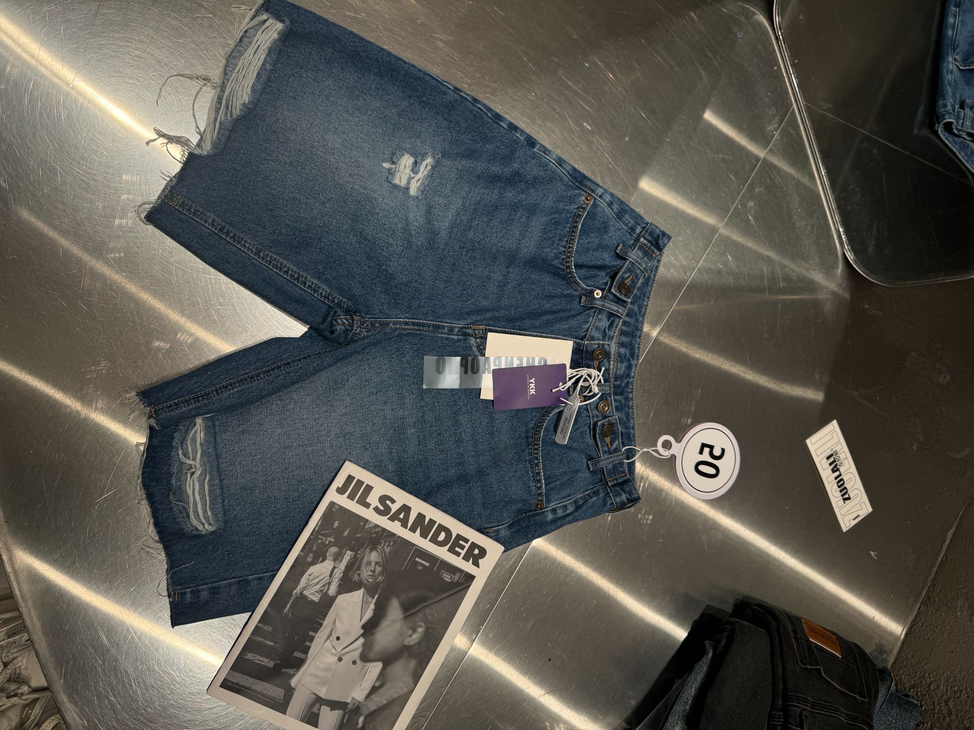 【鹿哥】夏季新款五分牛仔裤-CPO3188