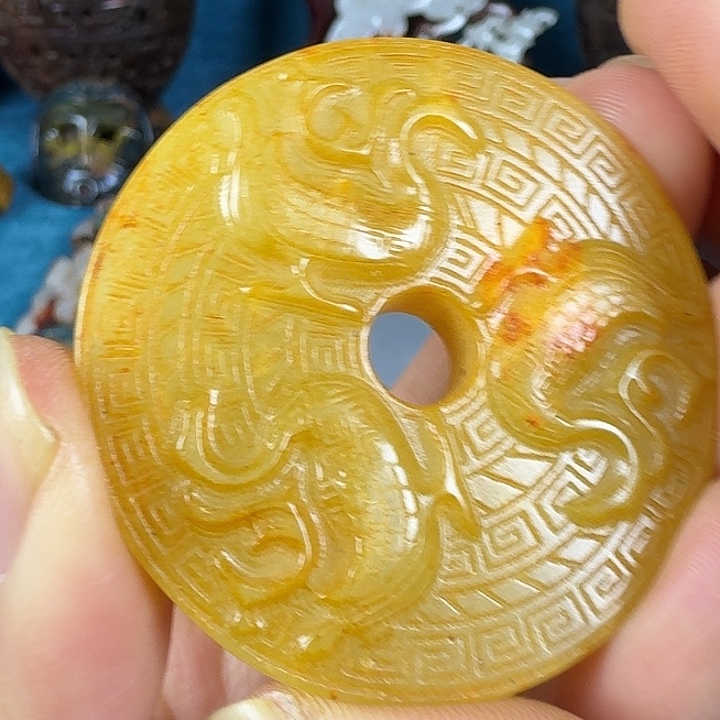 和田玉（糖玉）未镶嵌挂件