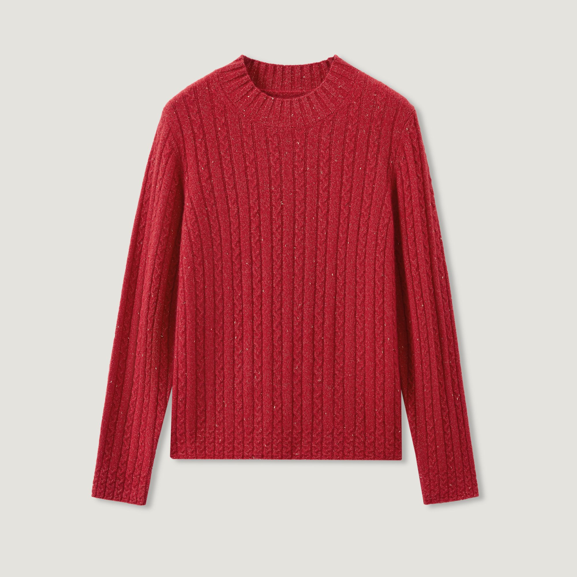 King Deer/鹿王羊绒【新年限定】纯山羊绒衫绞花针织上衣L805705