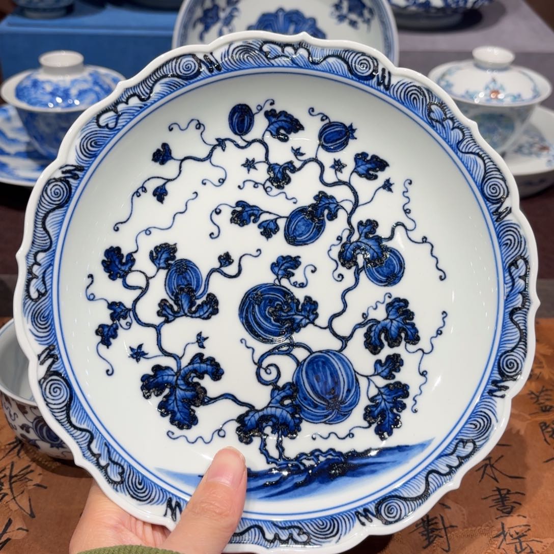 瓷片景德镇纯手工手绘