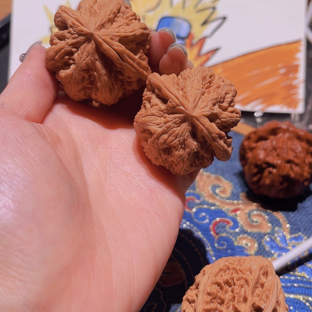 把件文玩核桃三*寿045