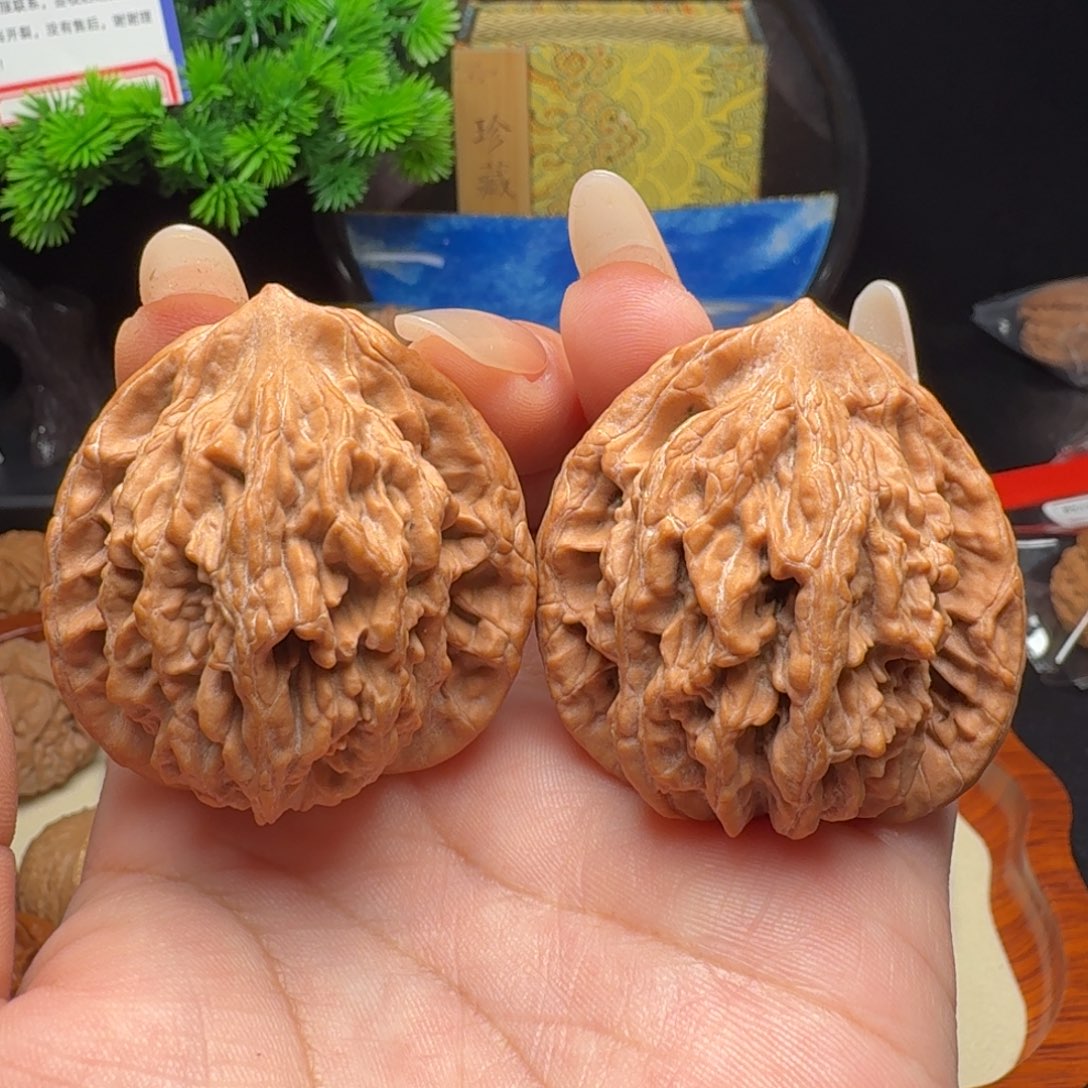 把件文玩核桃全品麦虎43新果