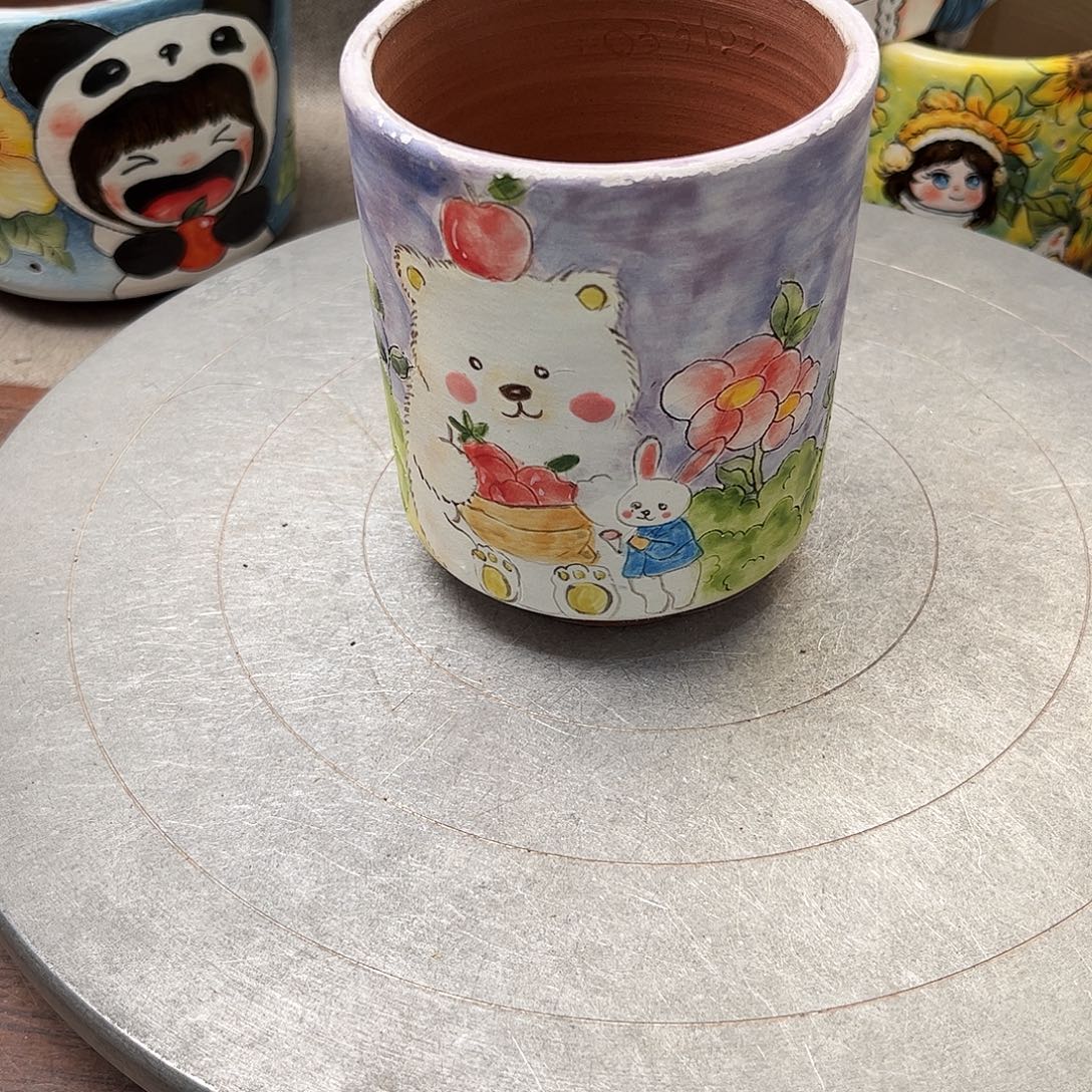 紫砂花盆动物福利