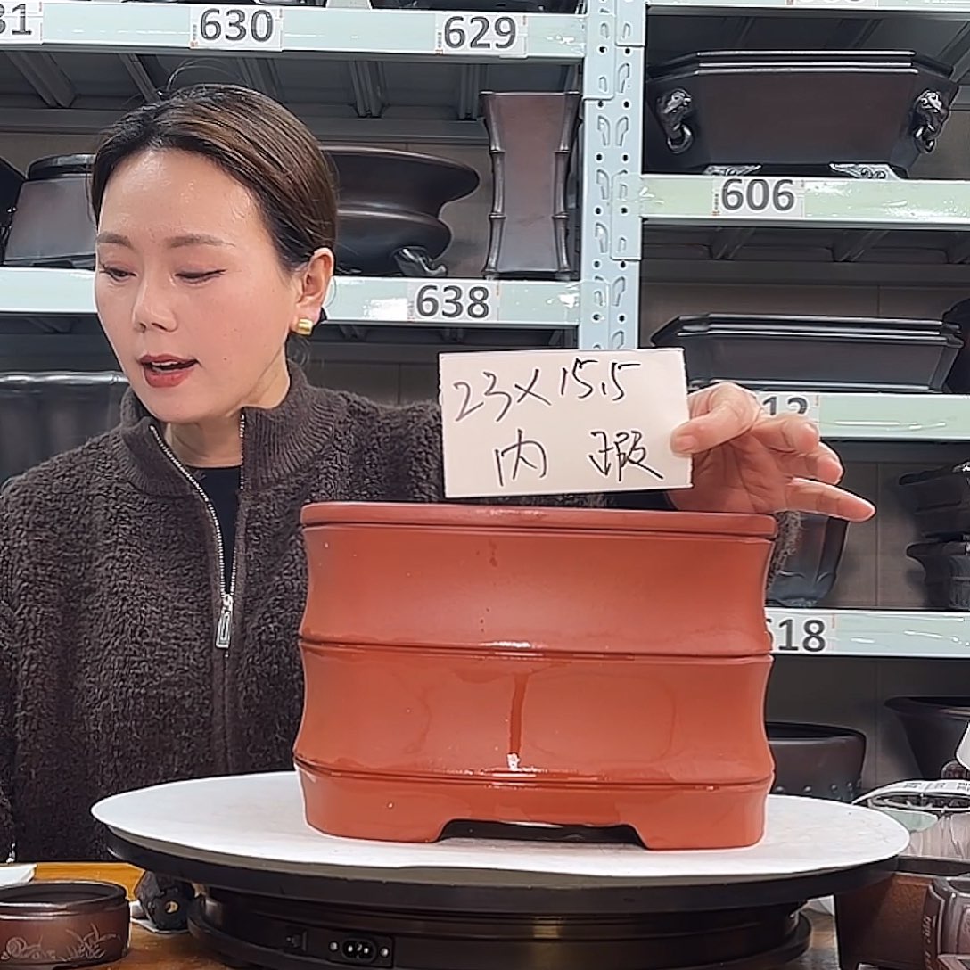 紫砂花盆宜兴紫砂12号