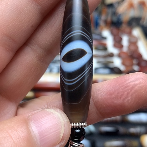 玛瑙/玉髓颈饰合金