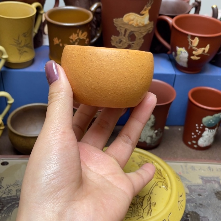 紫砂茶杯紫砂主人杯