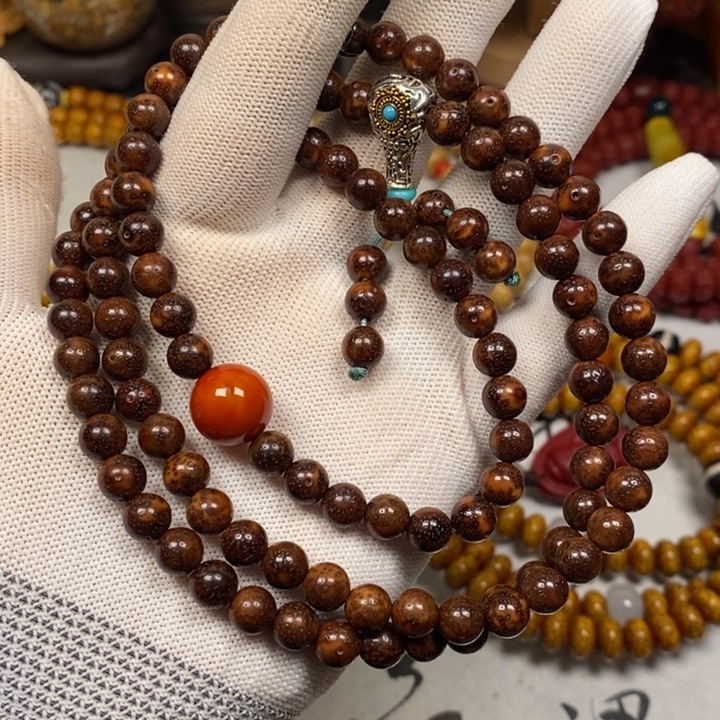 吊坠星月菩提老陈籽7➕