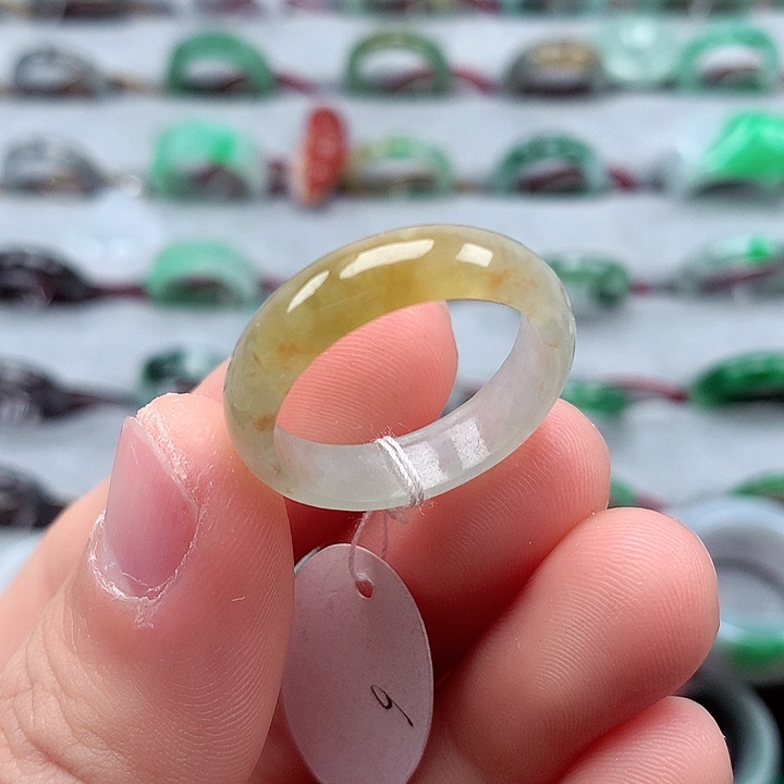 翡翠戒指未镶嵌23号