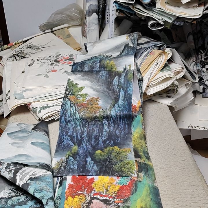 险***峰国画落款后台备注