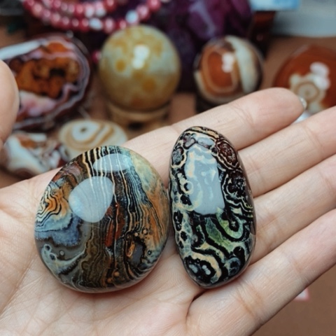 未镶嵌玛瑙/玉髓珠宝奇石完**蛋打孔不退不换