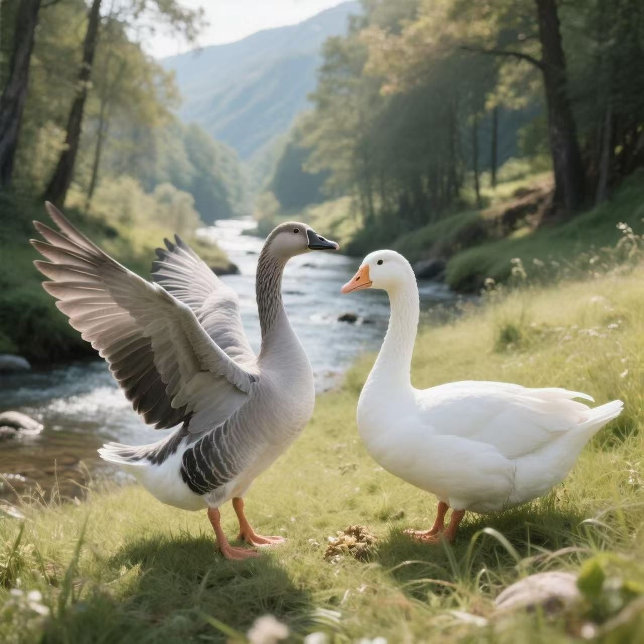 AA333现货        白/鹅       灰/鹅        出/壳/苗